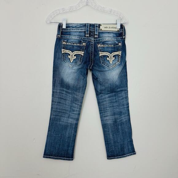 Rock Revival Angela Capri Denim Jeans Women’s Size 24 - Picture 5 of 8